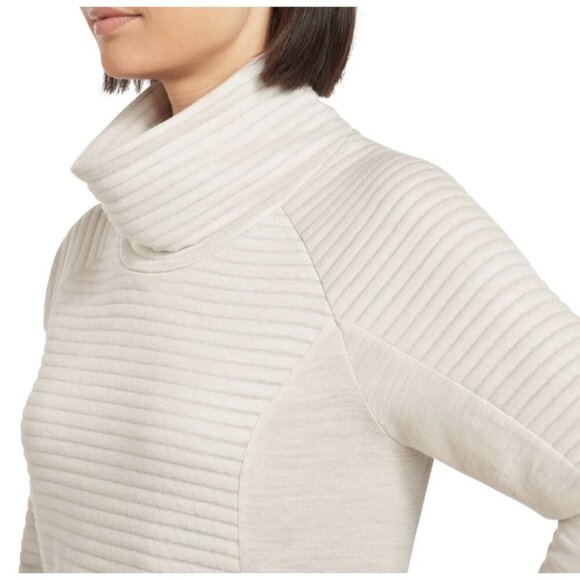 KUHL Verena Funnel Neck Pullover in Moonrock Neutral Wool Gorpcore Outdoor Sz S - Picture 2 of 15